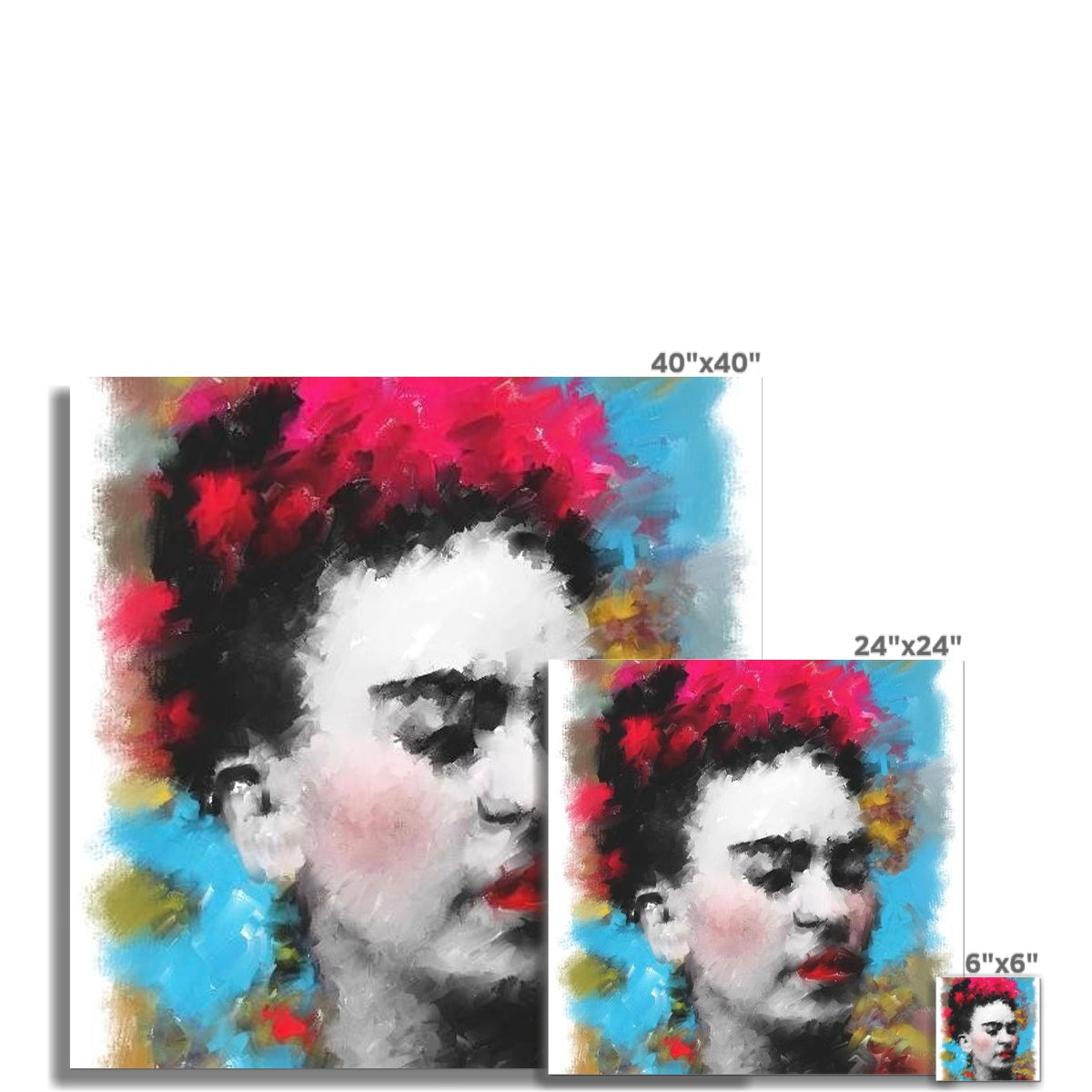 Frida Kahlo - Portrait Hahnemühle German Etching Print