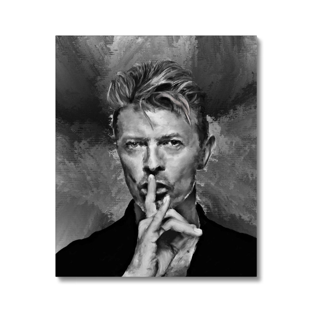 Bowie 'Shhh!' Painting Canvas