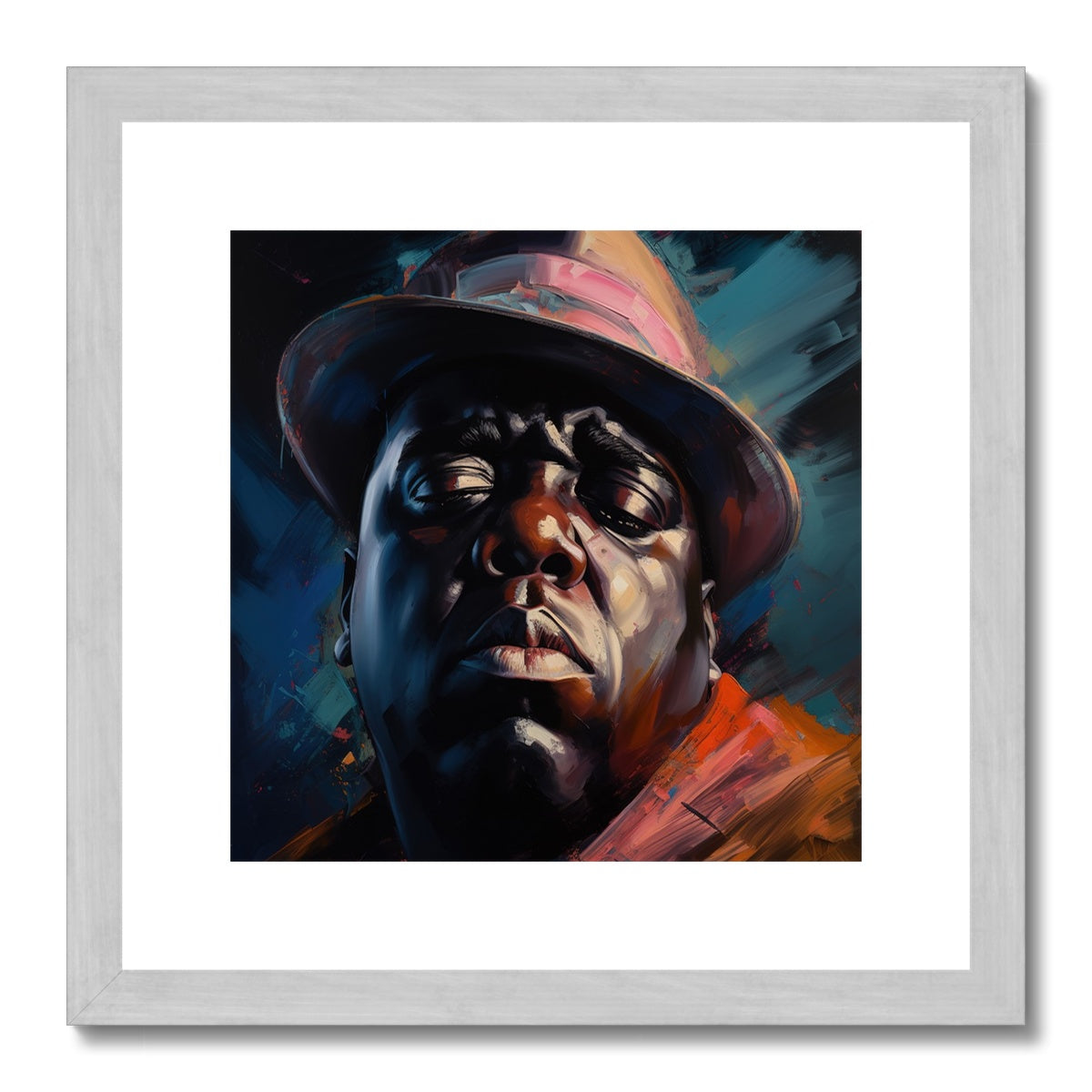 Notorious B.I.G. Antique Framed & Mounted Print