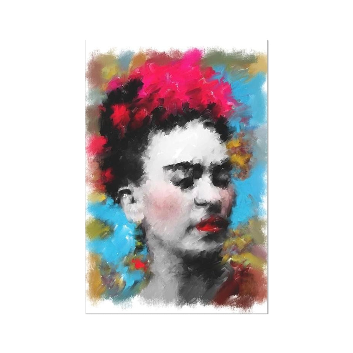 Frida Kahlo - Portrait Fine Art Print