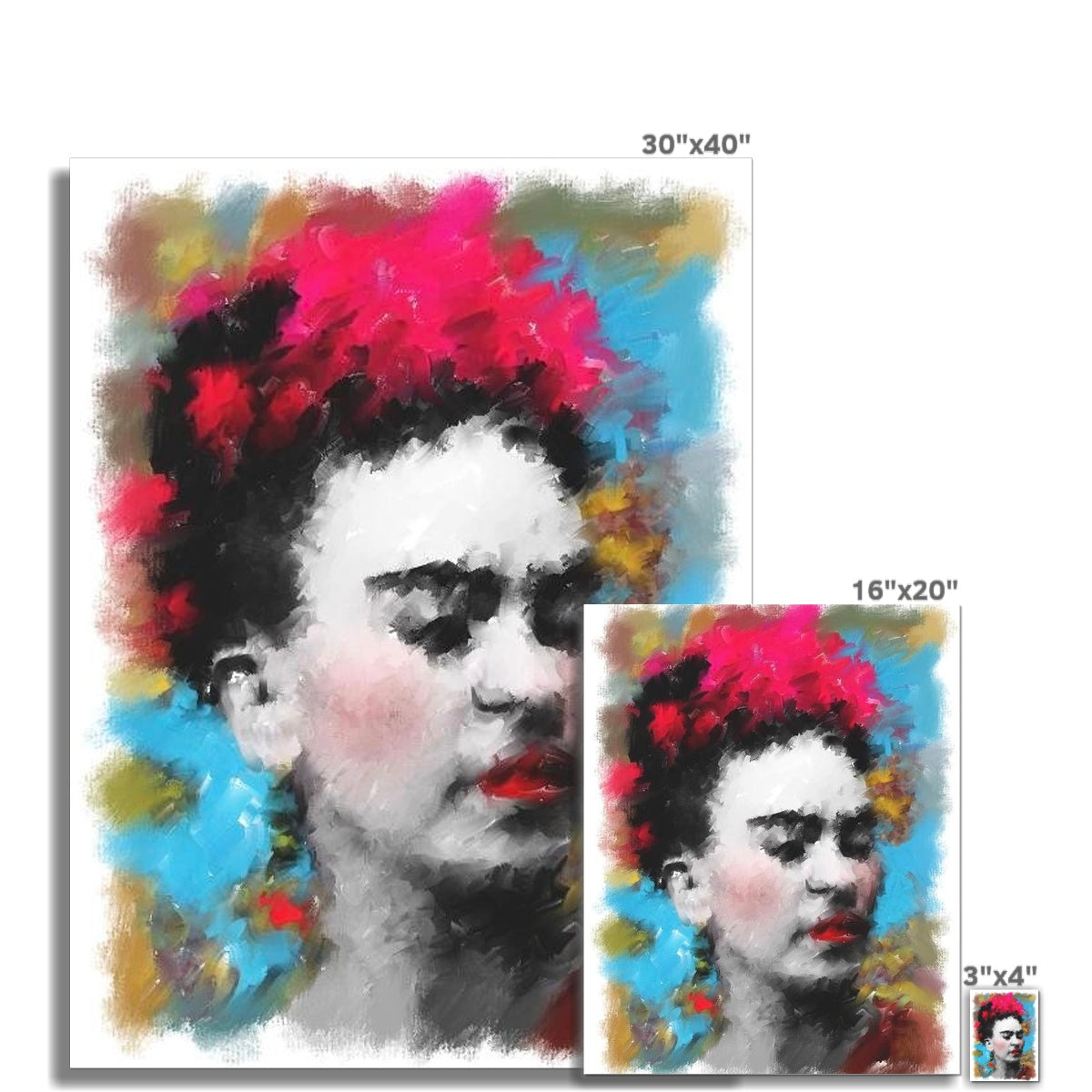 Frida Kahlo - Portrait C-Type Print