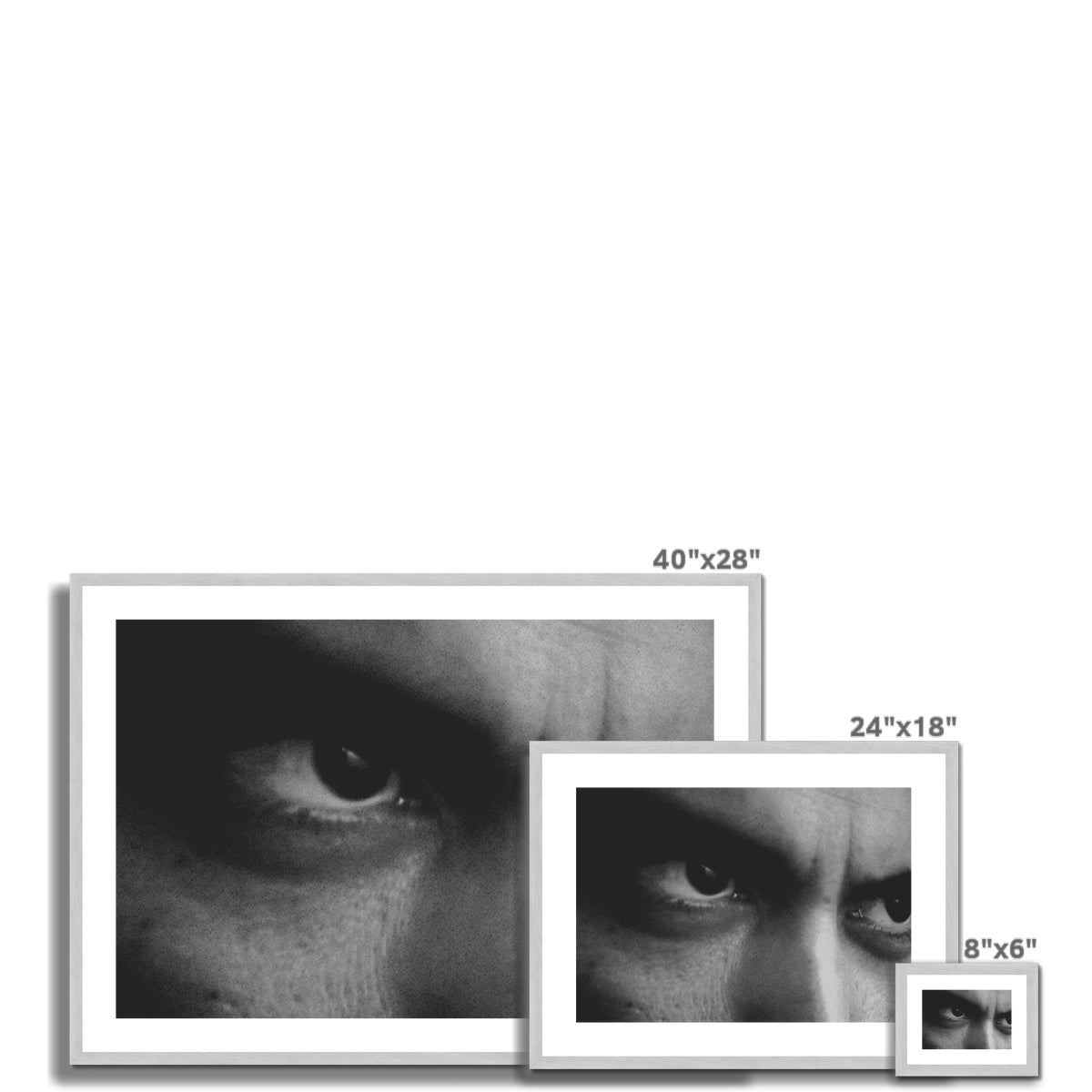 Depp Eyes Antique Framed & Mounted Print