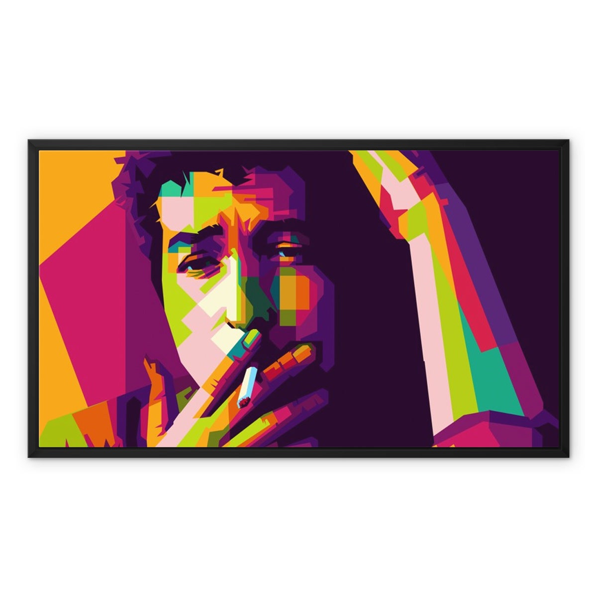BOB DYLAN - POP ART Framed Canvas