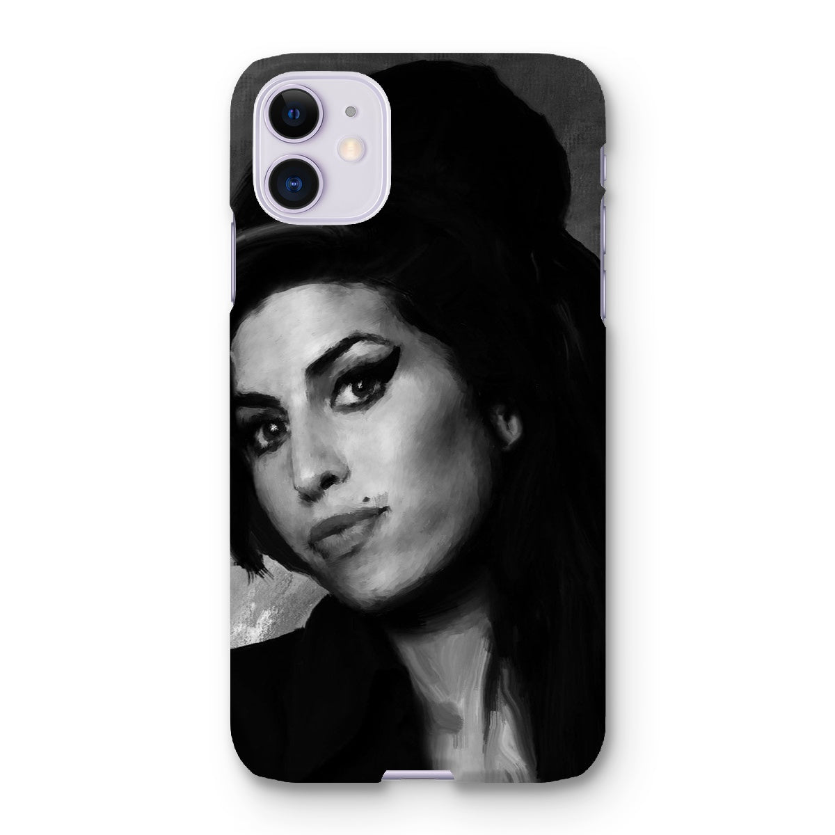 Amy Portrait - B&W Snap Phone Case