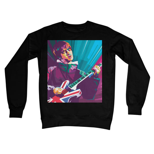 Noel Gallagher Pop Art - WPAP Crew Neck Sweatshirt