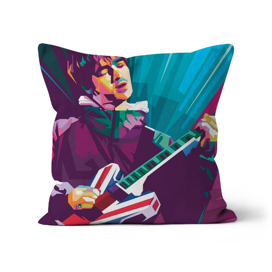 Noel Gallagher Pop Art - WPAP Cushion