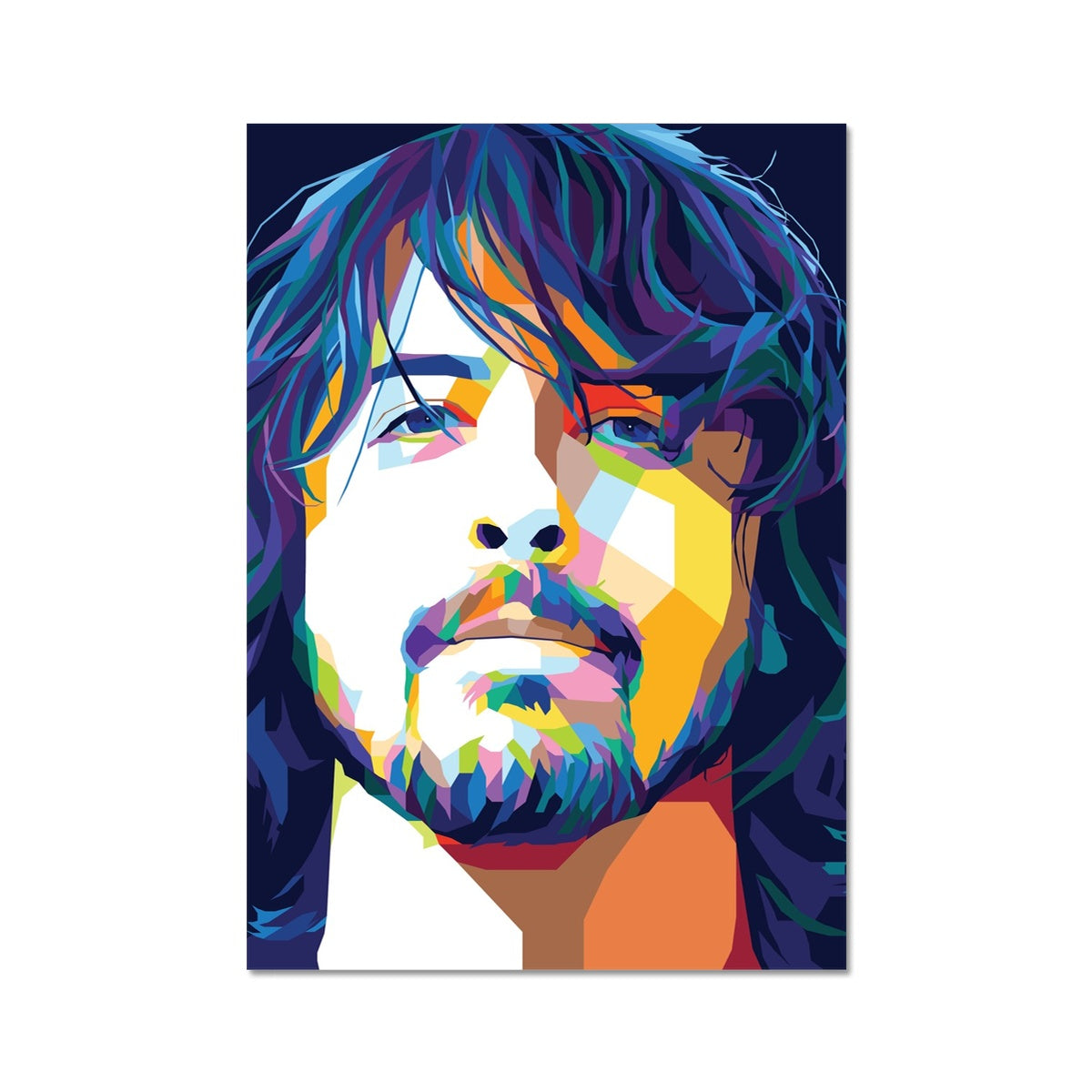 DAVE GROHL - Nirvana, Foo Fighters Fine Art Print
