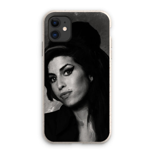 Amy Portrait - B&W Eco Phone Case