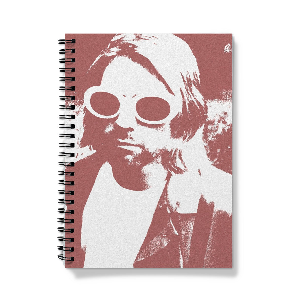 Kurt Cobain Print Notebook