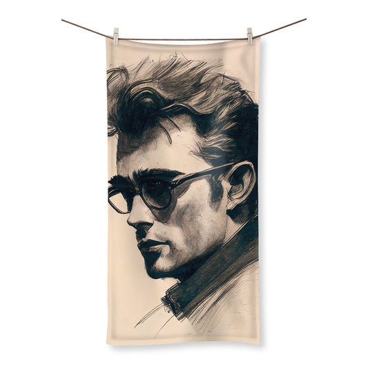 James Dean (Sketch Portrait) Towel
