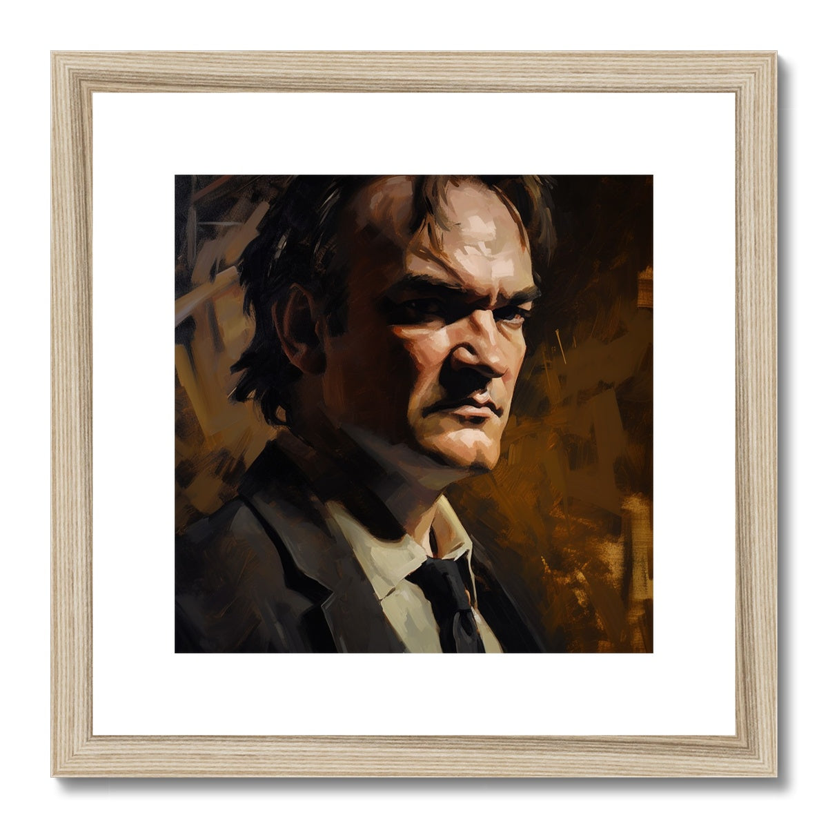 Quentin Tarantino Framed & Mounted Print