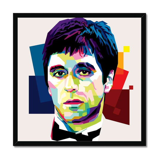 AL PACINO - SCARFACE TUX Budget Framed Poster