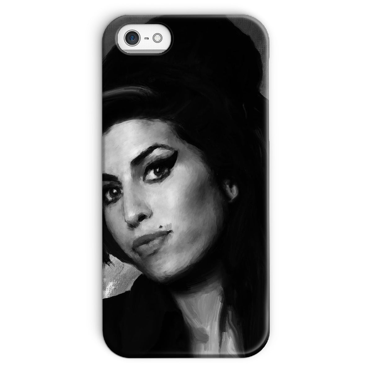 Amy Portrait - B&W Snap Phone Case