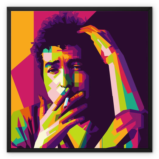 BOB DYLAN - POP ART Framed Canvas