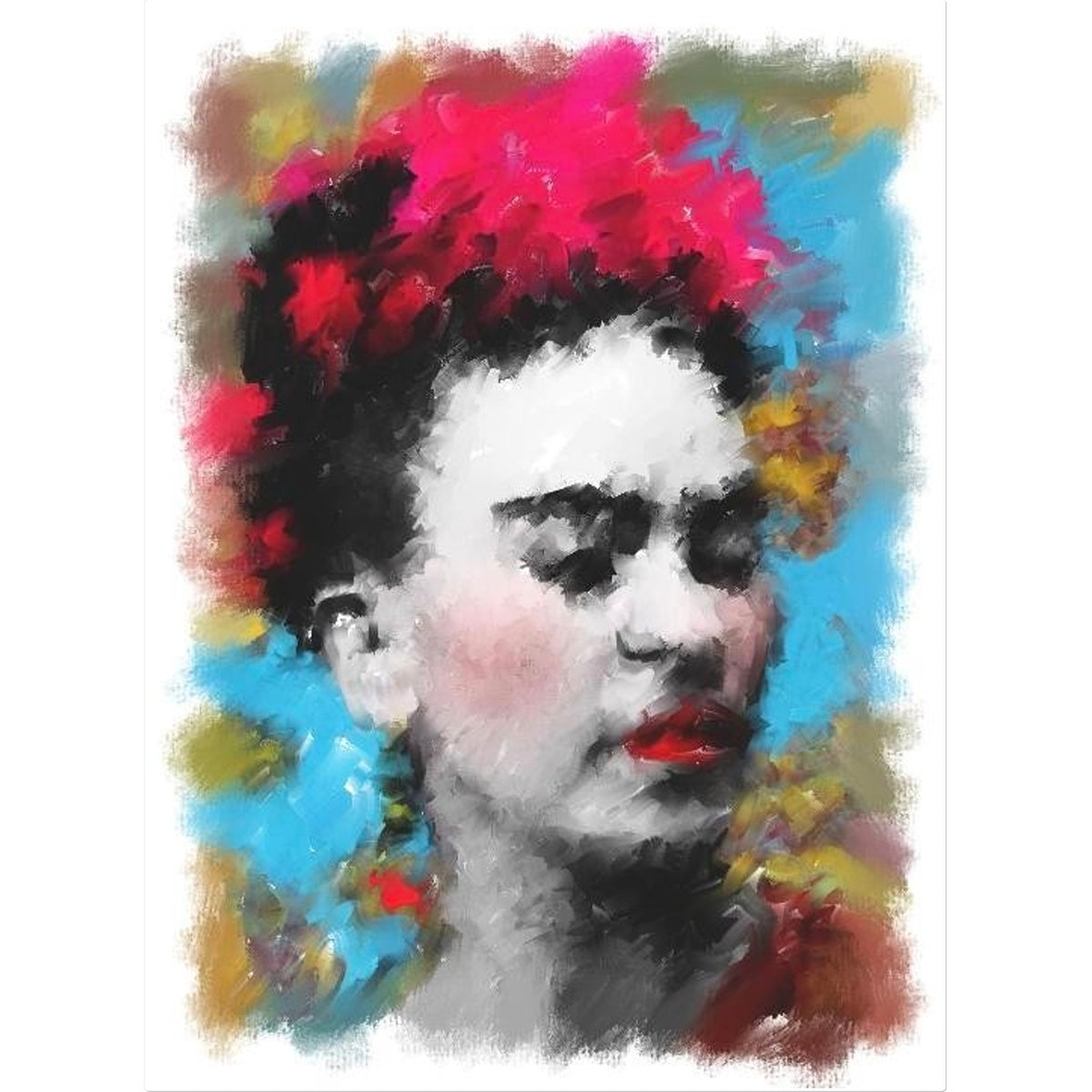 Frida Kahlo - Portrait Temporary Tattoo
