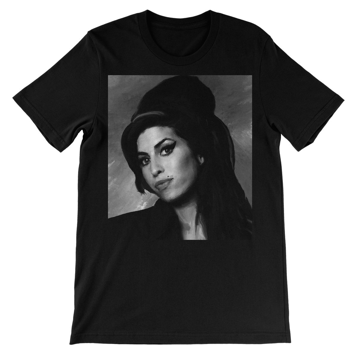 Amy Portrait - B&W Unisex Short Sleeve T-Shirt