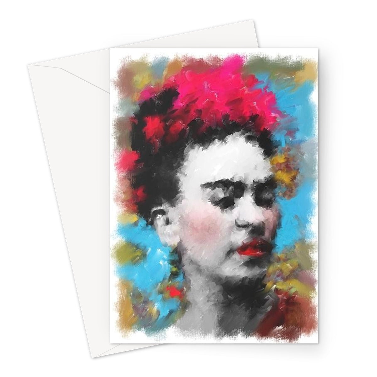 Frida Kahlo - Portrait Greeting Card