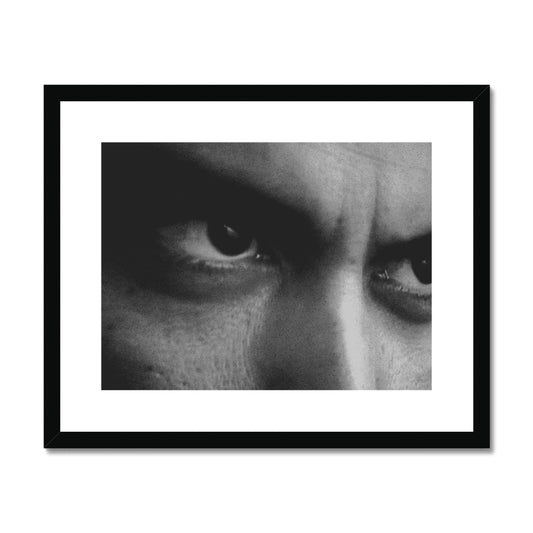 Depp Eyes Framed & Mounted Print