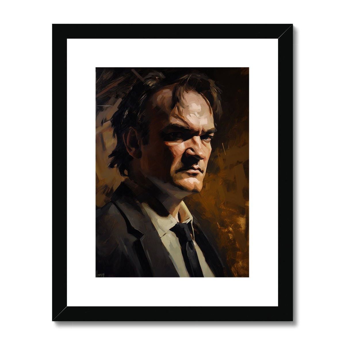 Quentin Tarantino Framed & Mounted Print