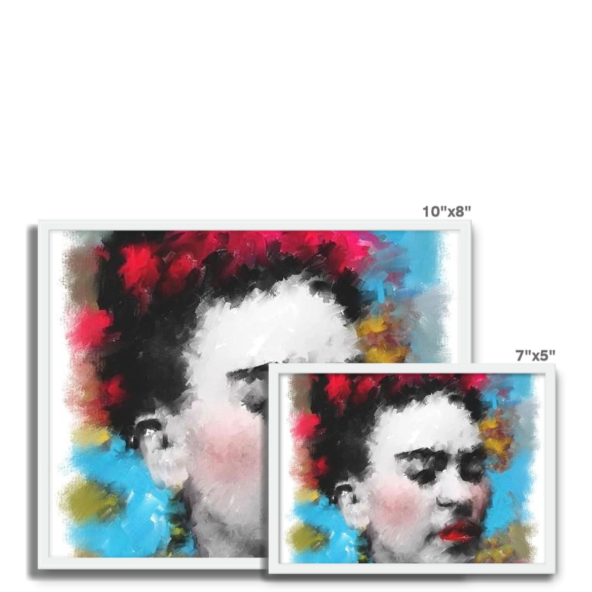 Frida Kahlo - Portrait Framed Photo Tile