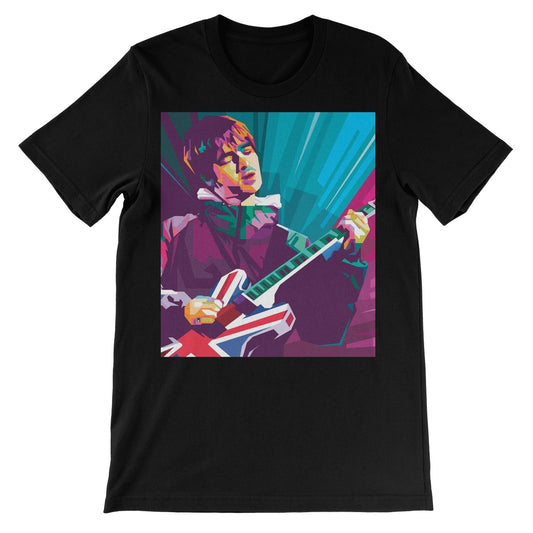 Noel Gallagher Pop Art - WPAP Unisex Short Sleeve T-Shirt