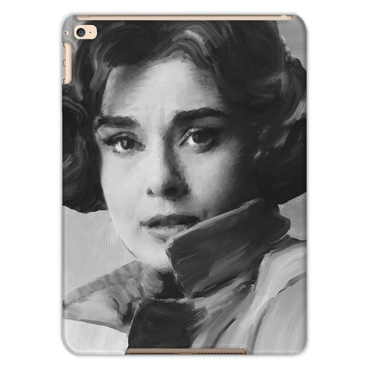 Audrey Hepburn B+W Portrait Tablet Cases