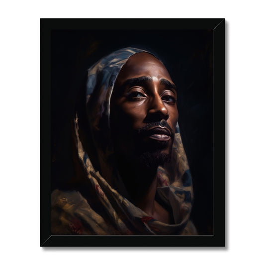 Tupac Shakur Budget Framed Poster