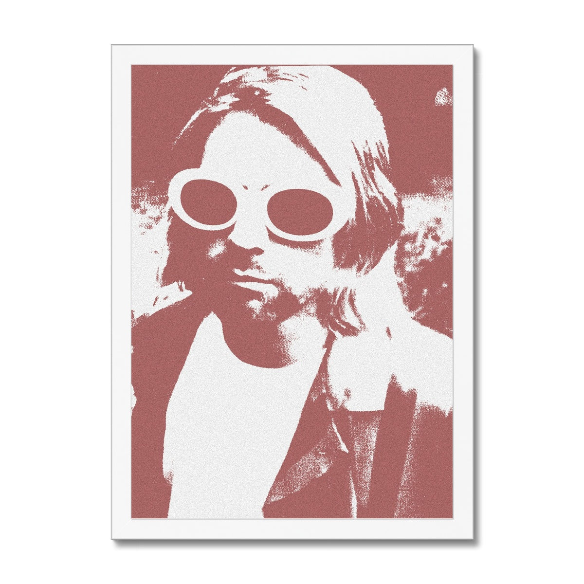Kurt Cobain Print Framed Print