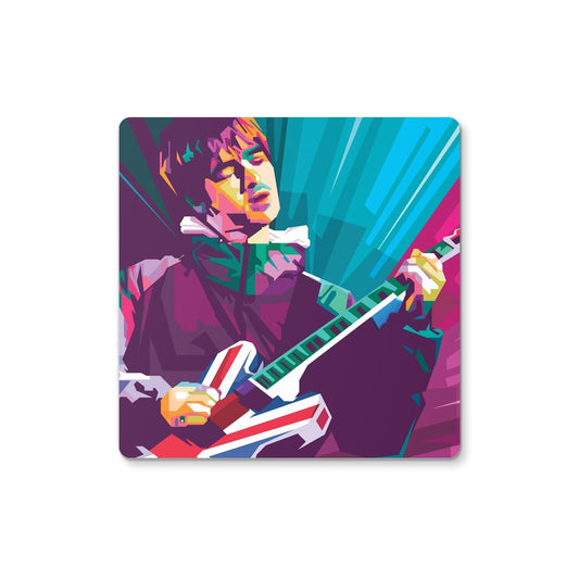 Noel Gallagher Pop Art - WPAP Coaster
